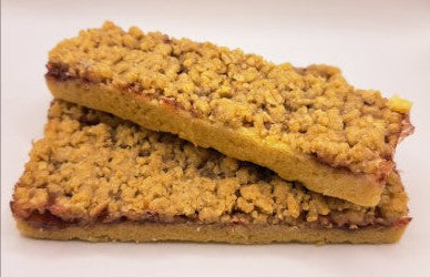 Oat Couture - Shortbread’s wild side - jam-packed and crumb-crowned.